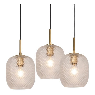 ALICENT - Lampa wisząca - Ø 35 cm - 3xE27 - Matt Gold / Brass 03450/03/02 Lucide